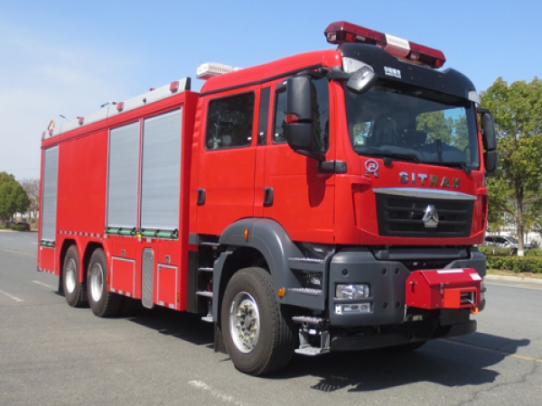 汕德卡后雙橋洗消消防車